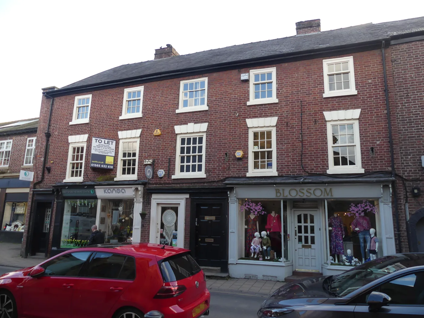 Shops on Princess Street, Knutsford, the heart of the Christmas market on 5 and 6 December and the Santa Parade route on 21 November.