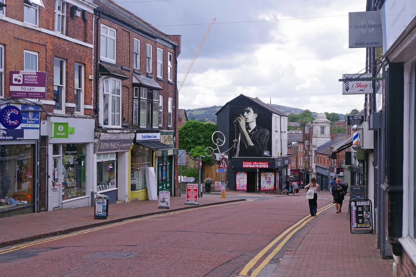 Mill Street, Macclesfield, the street where the refused flats scheme sits